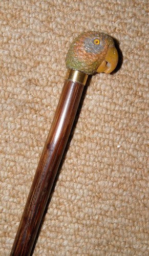 Antiker schmaler gehstock - schmaler,