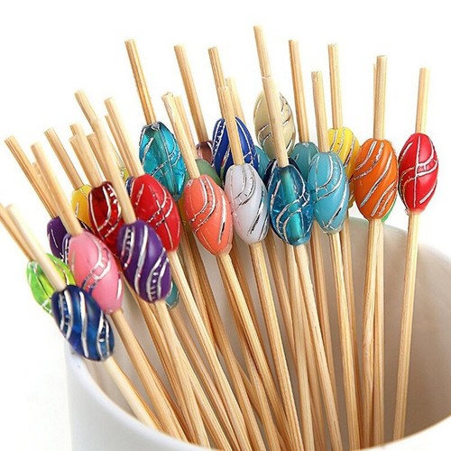 100 holz cocktail sticks - 100,