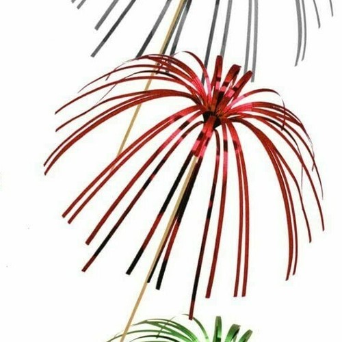 Rote palme cocktail sticks - palme, 9"